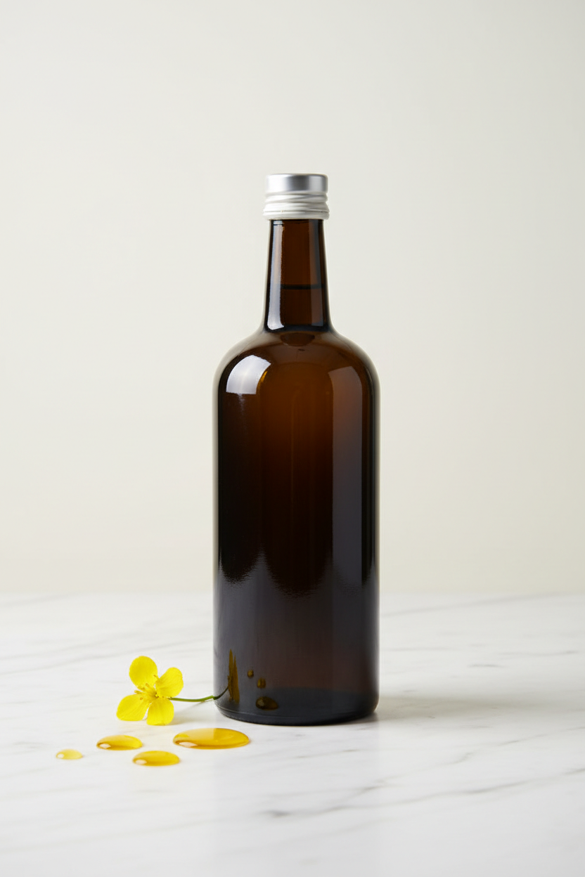 Krest Organics 500ml Premium Glass Bottle